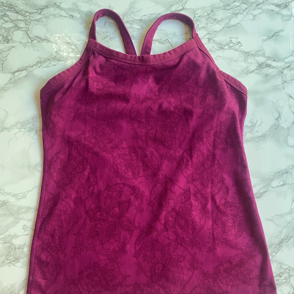 Lululemon Ujjayi Power Y Tank Womens 10 Preowned